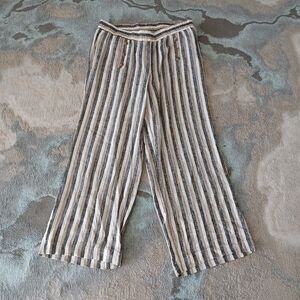 NWT Marissa Olivia Wide-Leg‎ Linen Blend Pants